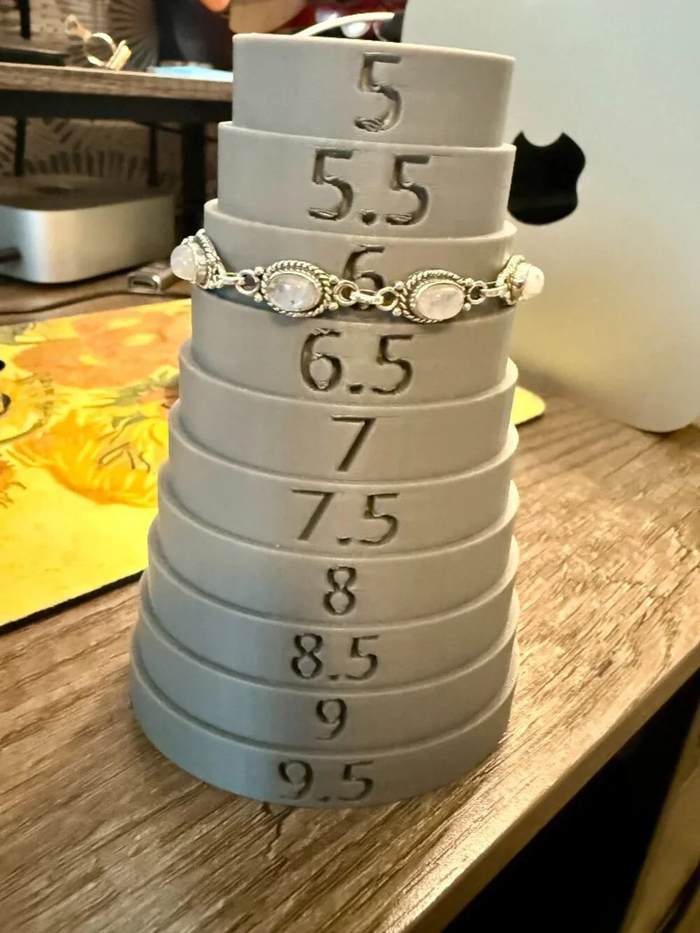 Sterling Silver Moonstone Bracelet